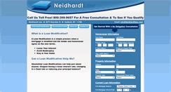 Desktop Screenshot of neidhardtlaw.com